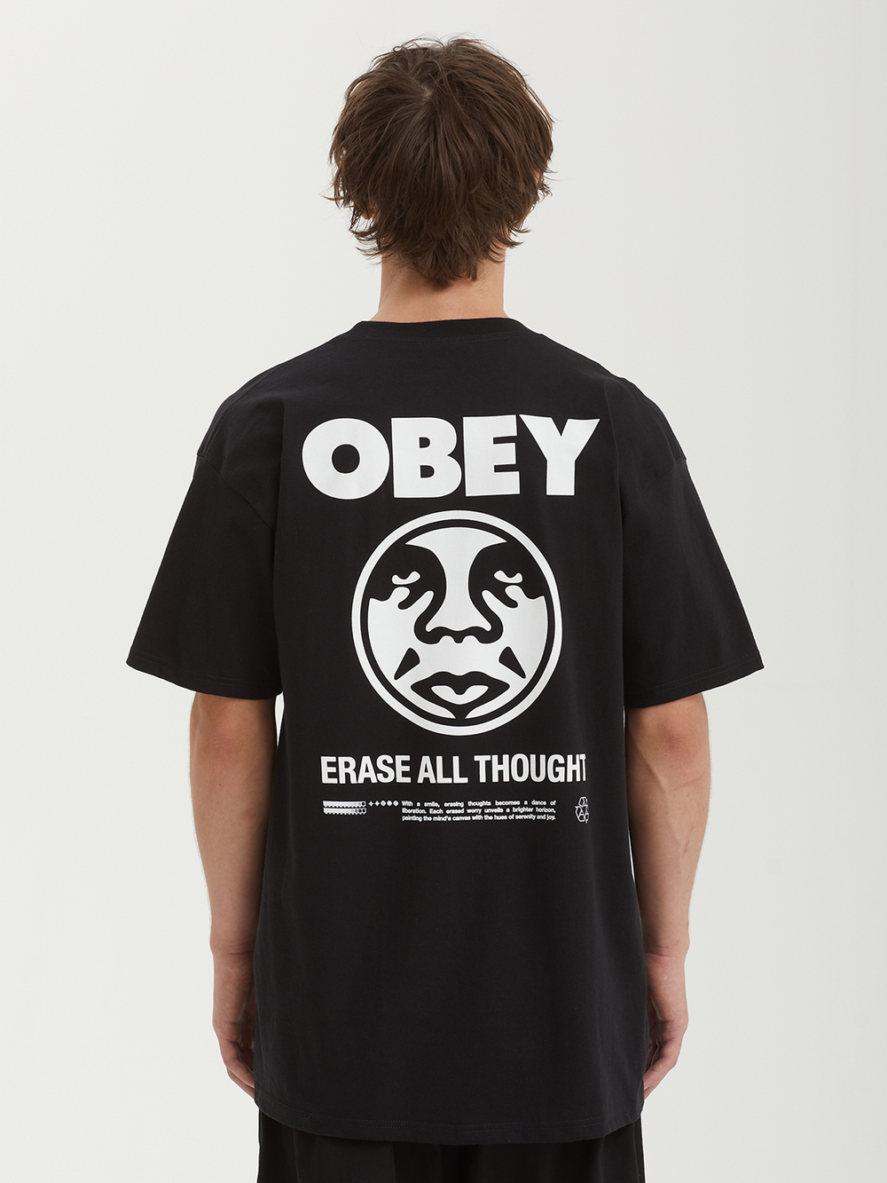Мужская Футболка Obey Erase All Thought