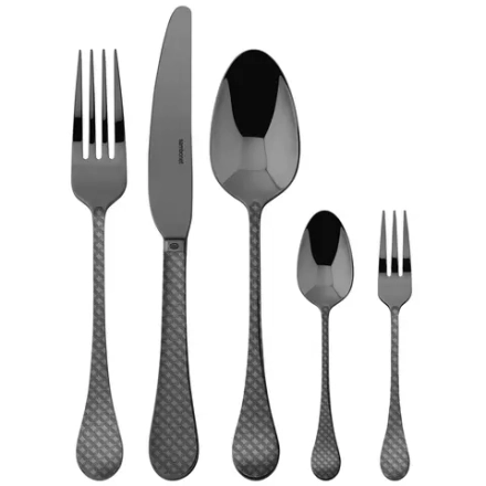 Sambonet Набор столовых приборов Taormina PVD 30 предметов (6 персон) 2black EAN 8014808477980