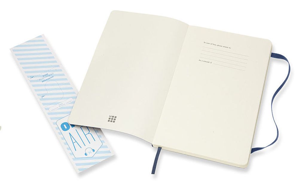Блокнот Moleskine Classic Soft Pocket 90x140мм 192стр нелинованный мягкая обложка синий сапфир (QP613B20)