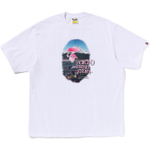 A Bathing Ape Bathing Ape Logo Printed Футболка белый