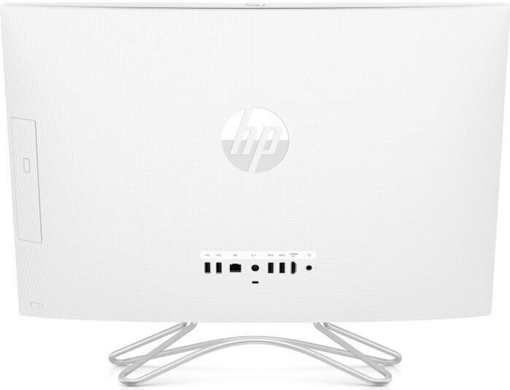 Моноблок HP 24-df0031ur. Конфигурация: Intel Pentium Silver J5040 2 ГГц/4 ГБ/128 ГБ SSD/Intel UHD Graphics 605/Free DOS/23.8"/1920х1080