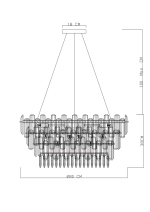 Подвесная люстра Divinare BELLATRIX 3510/17 SP-18, 18хE14