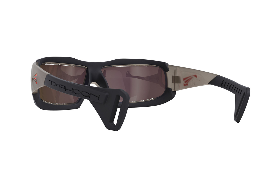 Спортивные очки LiP Typhoon / Trans. Grey - Black / Zeiss / PA Polarized / Rose Gold Lens
