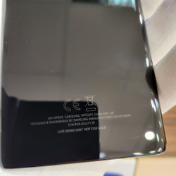 Крышка для Samsung Note 8 (заднее стекло) "Оригинал 100%" цвет: чёрный