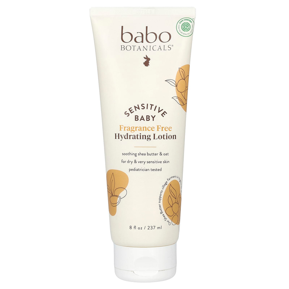 Babo Botanicals, для чувствительной кожи, увлажняющий лосьон, без отдушки, 237 мл (8 жидк. унций)