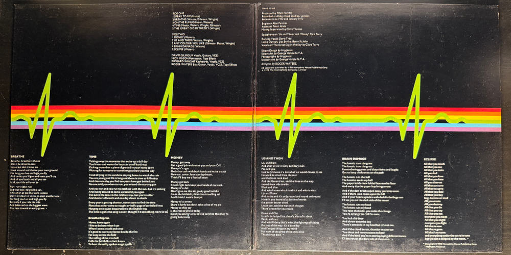 Pink Floyd – The Dark Side Of The Moon (США 1975г.) Т
