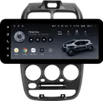Магнитола для Hyundai Accent 2000-2011 (рамка 1 кнопка) - Teyes LUX ONE ROUND монитор 12.3" 2K QLED на Android 10, Быстрая, CarPlay, 4G SIM-слот