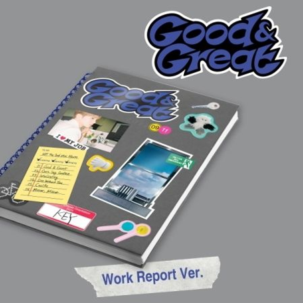 Альбом KEY - Good & Great 2nd Mini Album WORK REPORT Version