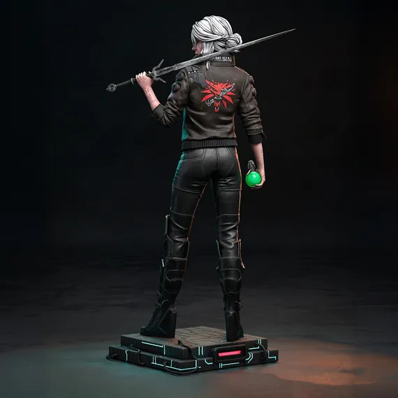Cyberpunk Ciri - The Witcher / Cyberpunk 2077