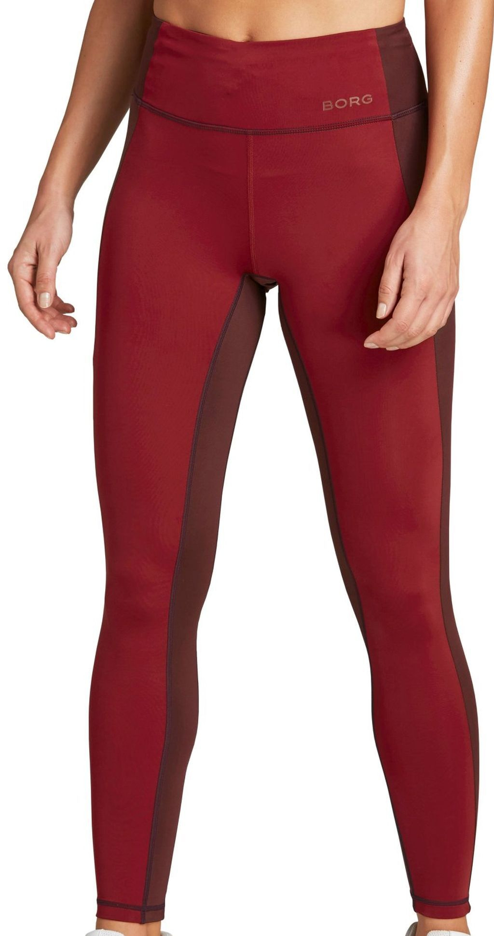 Leginsy Björn Borg Borg Two-Tone High Waist Tights W - красный