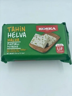 Халва кунжутная с фисташками Kosкa 500гр