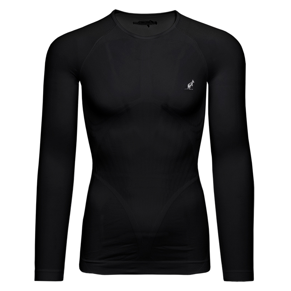 Компрессионная Australian Active Warm Long Sleeve T-Shirt - black
