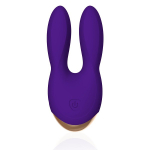 Фиолетовый вибратор с ушками Rianne S Bunny Bliss 11см