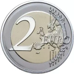 2 евро  Ласточка национальная птица Эстонии 2023 год
