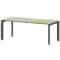 Стол на металлокаркасе НТМП.П-180  1800x730x750 Аргентум-МП