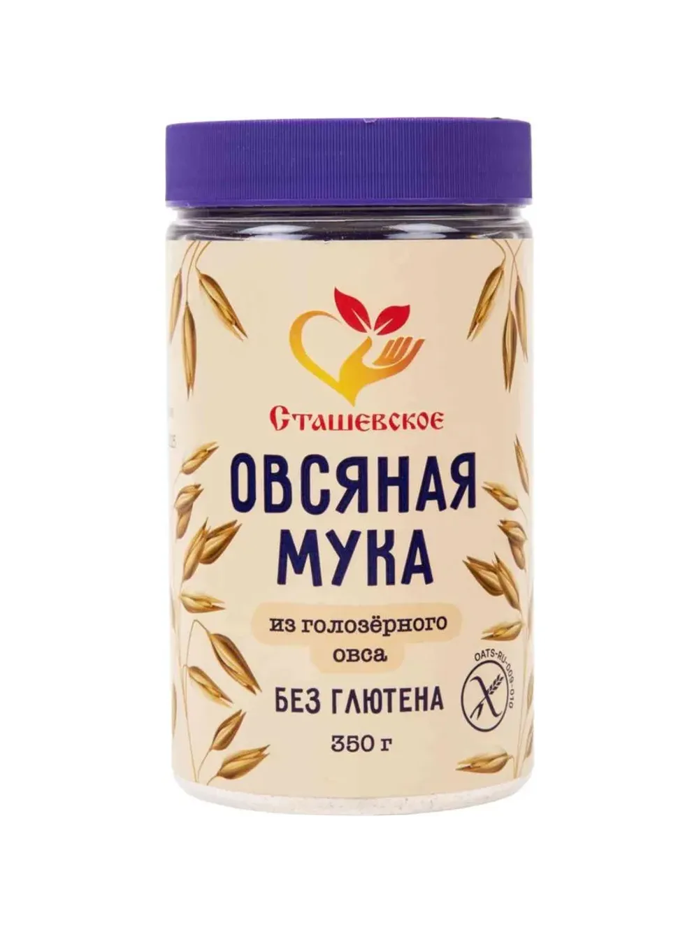 Мука Сташевское из голозерного овса б/гл 350гр