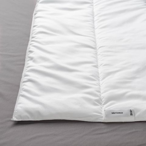 Полутороспальное одеяло IKEA SAFFEROT (СЭФФЕРОТ), Всесезонное, Стеганое, Белый, 150х200 см