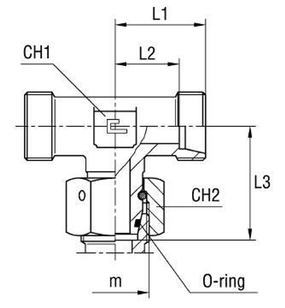 Соединение PNТ DS25 36х2 (корпус)