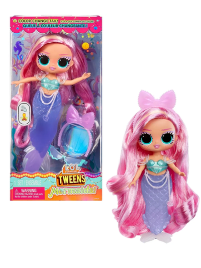 Кукла ЛОЛ Сюрприз Твинс Мермейд Лола Вэйвс 510451EUC | L.O.L. Surprise Tweens Mermaid Lola Waves | модная кукла | 4+