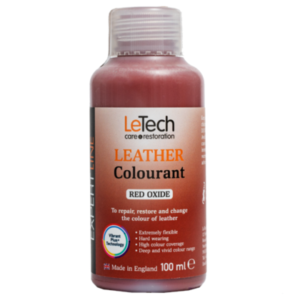 LeTech Expert Line Краска для кожи (Leather Colourant) Red Oxide, 100мл