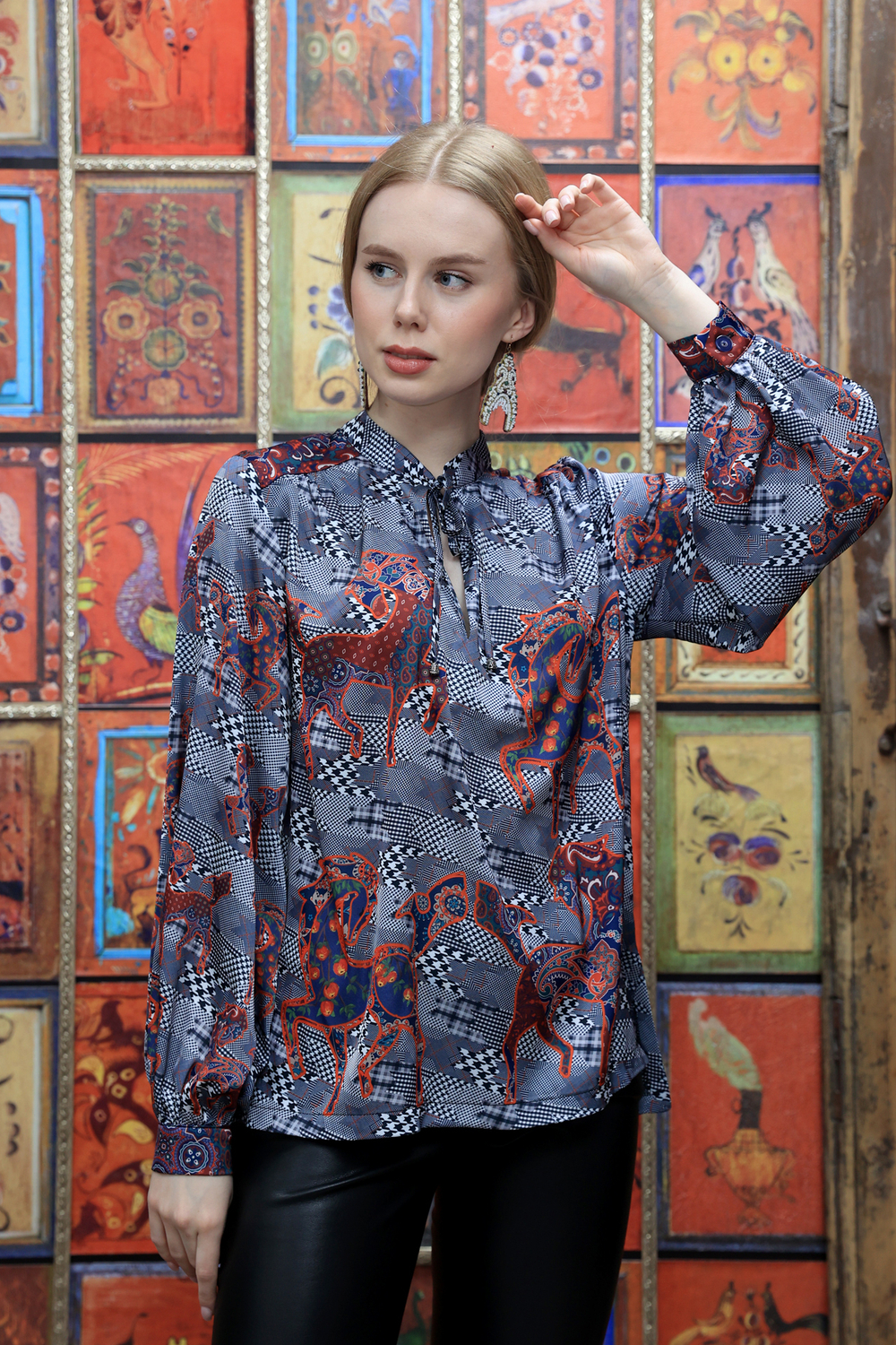 Blouse "Marusya. Koniki"