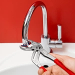 Клещи трубные захватные хромированные 250 мм Knipex 81 13 250