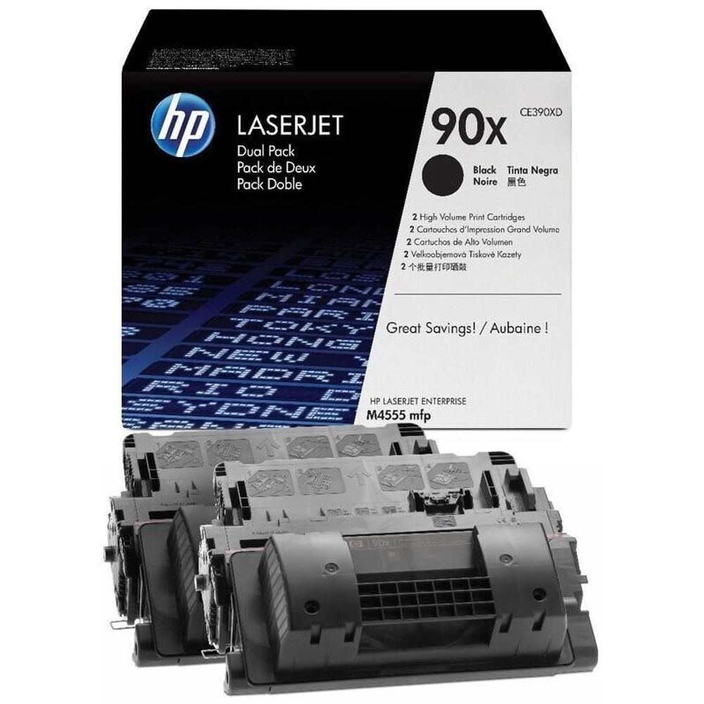 Картридж HP 90X (CE390XD) для LaserJet M4555/M602/M603 (48K) Картридж HP 90X (CE390XD) для LaserJet M4555/M602/M603 (48K)