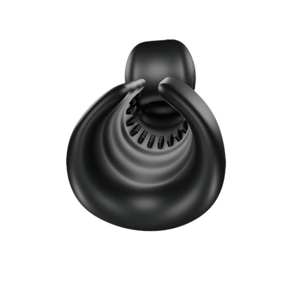 Черный мастурбатор SVibe Evo с вибрацией (Цвет: черный)