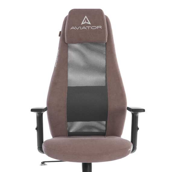Кресло Авиатор Плт Металбл/Aviator Plt Metalbl ткань, светло - коричневый / серый, KUB 03/W-12