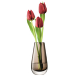 Ваза flower, 14 см, коричневая