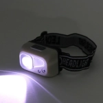 Фонарь налобный 6 режимов, 4LED, аккумуляторная батарея 400mAh USB S4