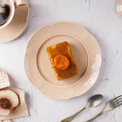 Тарелка d 21 см h2,5 см Aristocrat Peach Tea Noble [6]