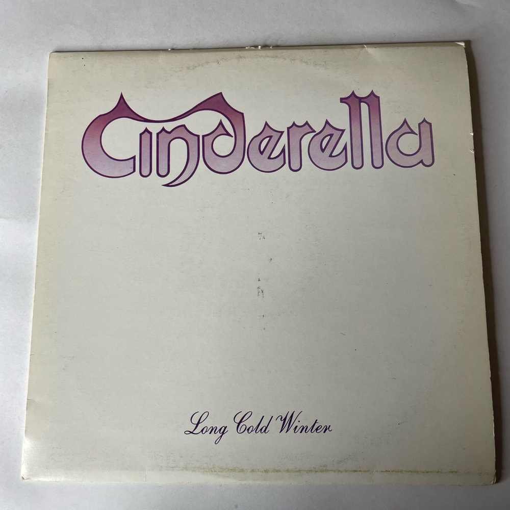 Винтажная виниловая пластинка LP Cinderella Long Cold Winter (Югославия 1988)