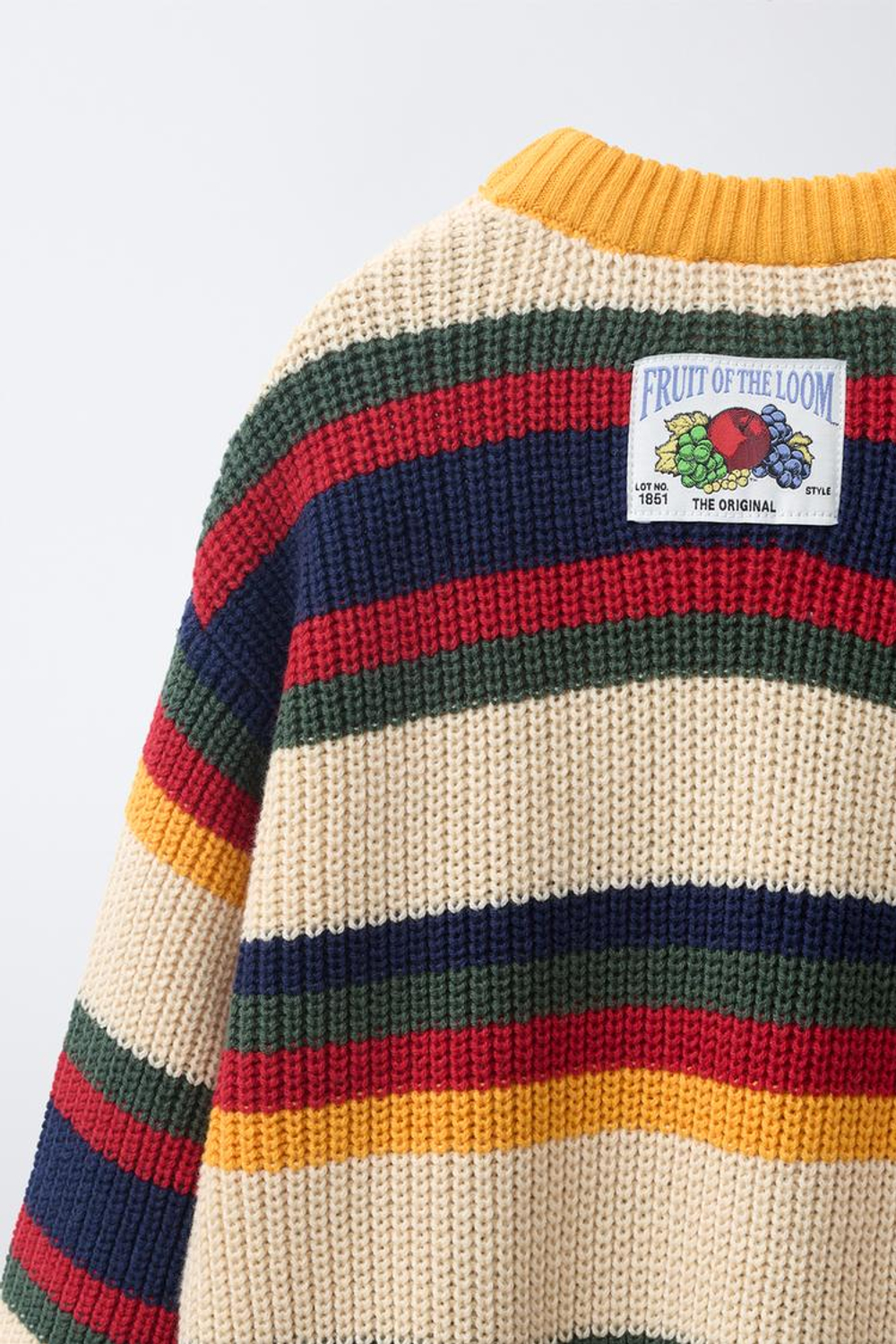 ZARA - FRUIT OF THE LOOM™ СВИТЕР В ПОЛОСКУ, ПОЛОСКИ