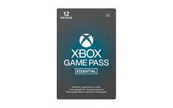 Карта оплаты Xbox Game Pass Essentials на 12 месяцев [Цифровая версия] (US) (для ПК, цифровой код доступа)