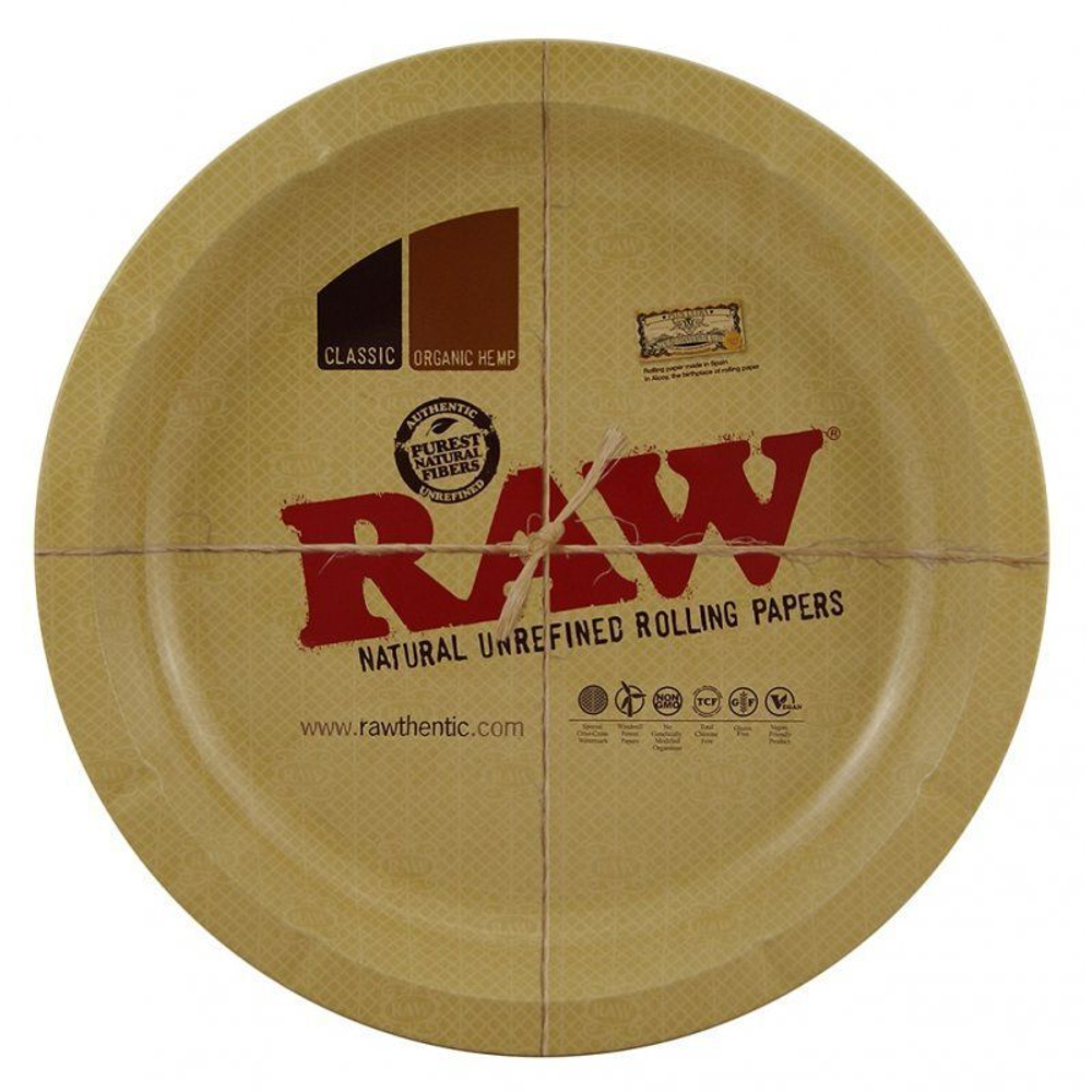 Лоток "RAW" Rolling Tray Metal Round 30.5см