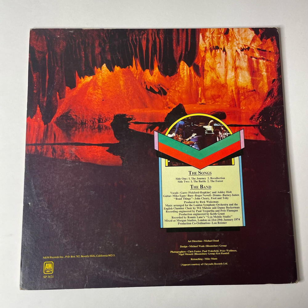 Винтажная виниловая пластинка LP Rick Wakeman Journey To The Centre Of The Earth (Japan 1974) (Obi) The Forest
