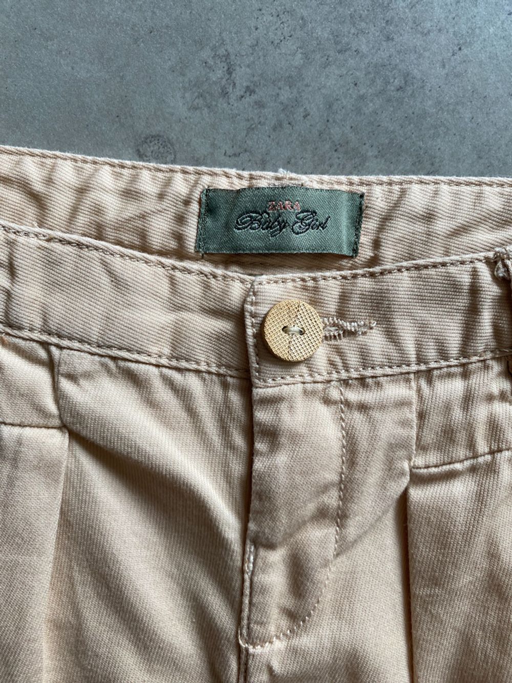 Хлопковые брюки Zara, 74