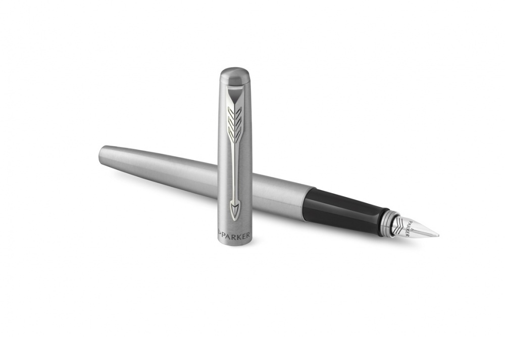 Перьевая ручка Parker Jotter Stainless Steel CT, Mblue