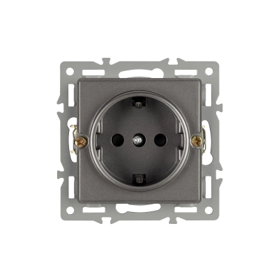 Механизм электрической розетки SCT-GP-MEU-PL-GR (250V, 16A) (Arlight, -)