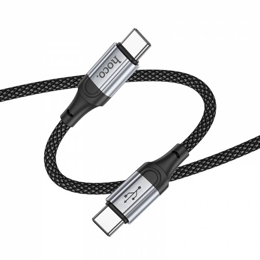 Кабель Type-C на Type-C Hoco X102 (black)