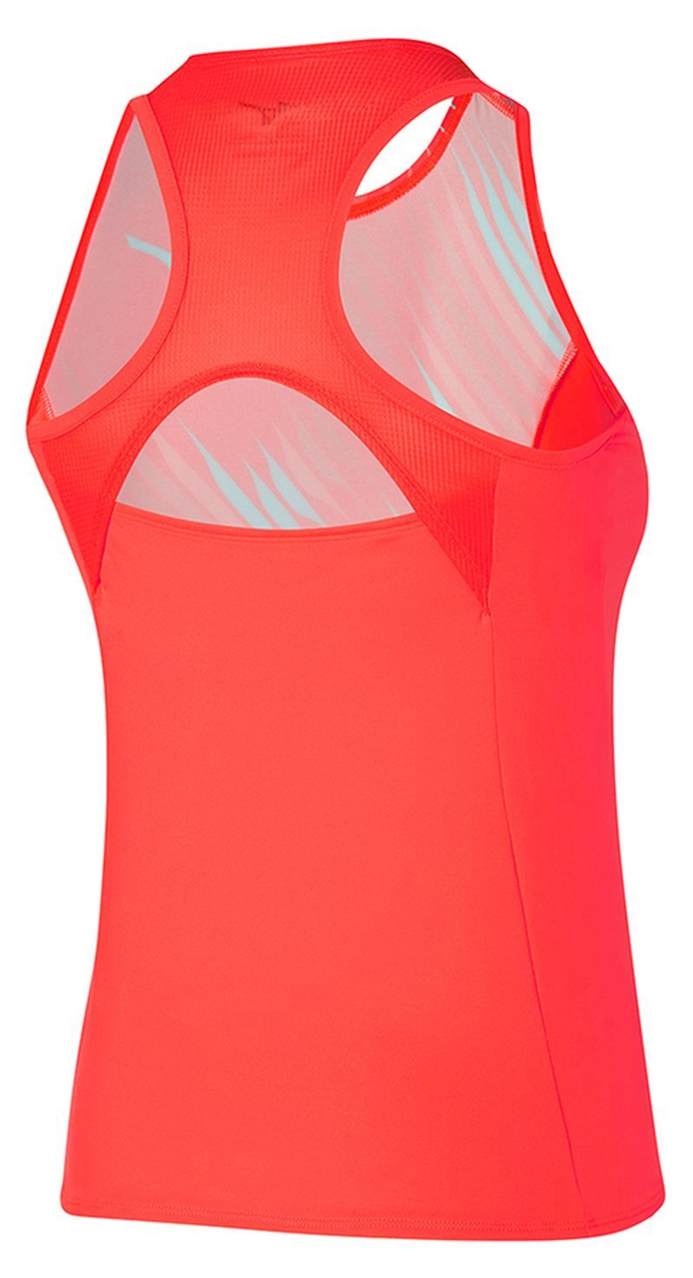 Женский топ теннисный Mizuno Printed Tank - красный