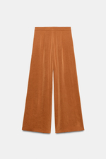 СТРУЯЩИЕСЯ ШИРОКИЕ БРЮКИ С ОБОРКАМИ — ZARA