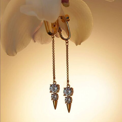 UPKO Подвески-клипсы Non-pierced clitoral jewelry dangle with snowman для половых губ и клитора