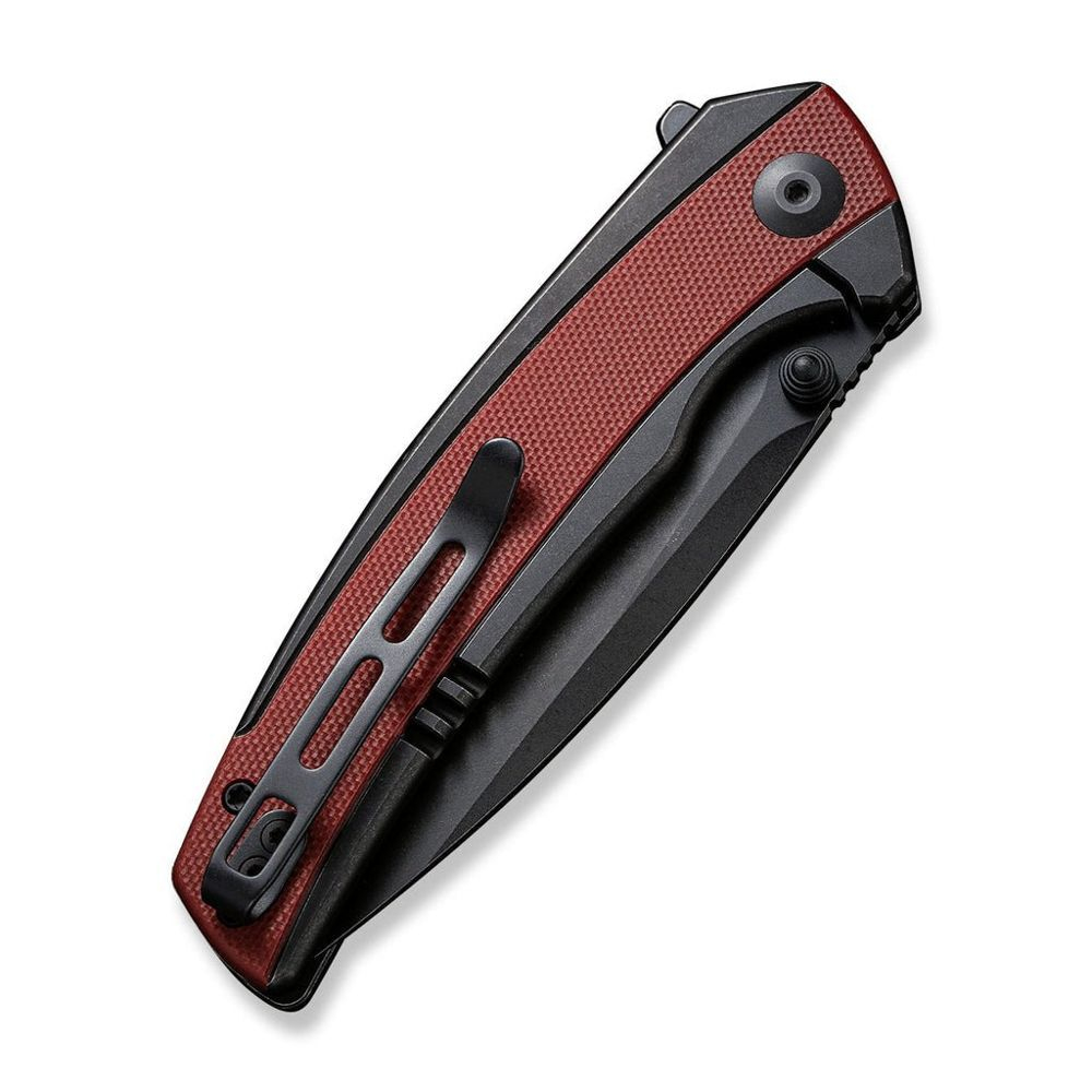 Нож складной CIVIVI Teraxe сталь Nitro-V, рукоять G10 черно-бордовая