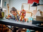 Конструктор LEGO Monkie Kid 80057 Боевой робот Нежы "Огненное кольцо"
