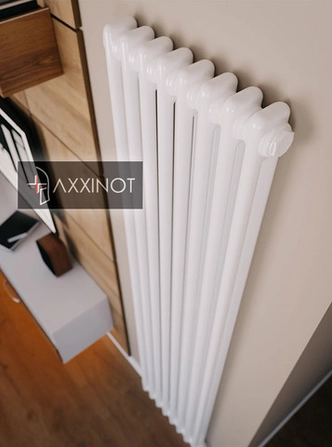 Axxinot Sentir 2160 - двухтрубный трубчатый радиатор высотой 1600 мм, нижнее подключение, белый