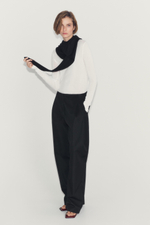 ШИРОКИЕ БРЮКИ С ЗАЩИПАМИ — ZW COLLECTION — ZARA