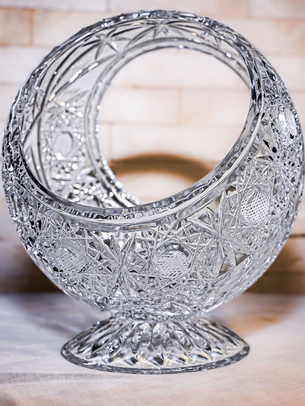 Корзинка (Хрусталь) 100053/3 Бахметевский Завод