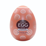 Мастурбатор-яйцо Tenga Egg Gear (Цвет: оранжевый)